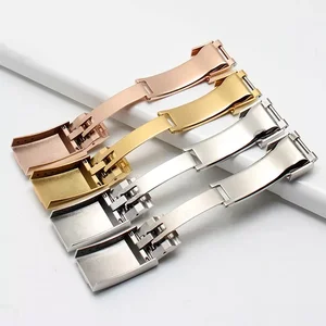 مشبك ساعة رولكس سوبمارينر ، GMT Master ، دايتونا ، زر وهمي مائي ، ستانلس ستيل ، مشبك معدني ، 9 مم × 16 مم أعلى 9 مبيعات مونت بلانك ووتش طبق الأصل - No2