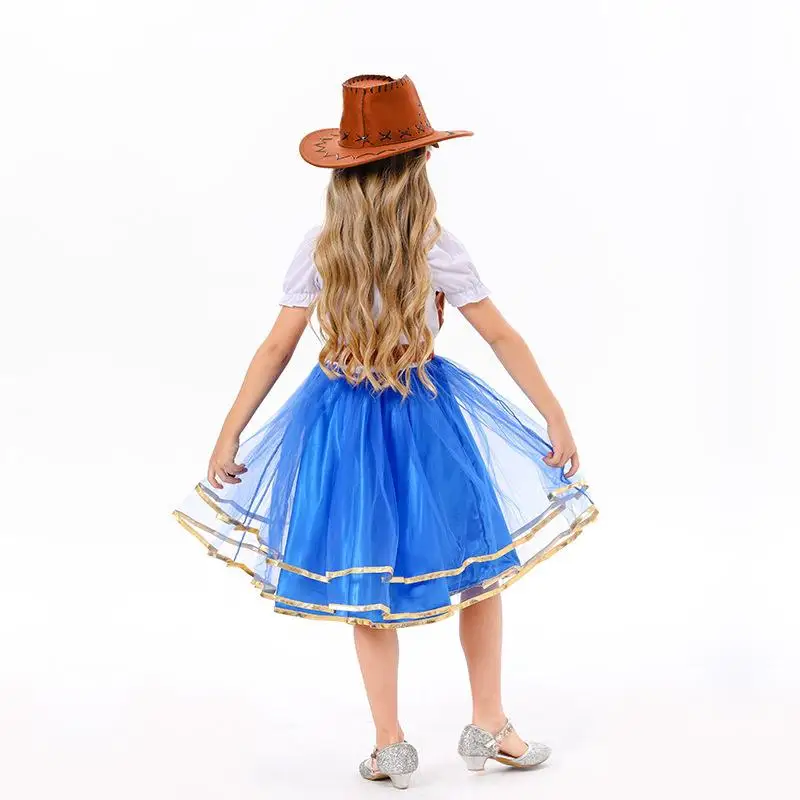 loween Princ Costume Dr-Up per bambini Completo Fairy T Princ Ingresso guardaroba per Par E Performance