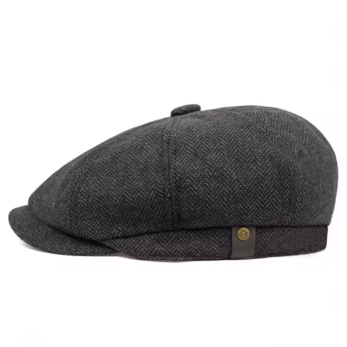 Retro Newsboy Caps Men Octagonal Hats British Painters Hats Autumn Winter Berets Herringbone Flat Caps Hip Hop Berets gorras - Image 23