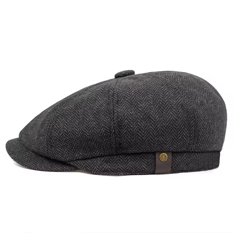 Retro Newsboy Caps Men Octagonal Hats British Painters Hats Autumn Winter Berets Herringbone Flat Caps Hip Hop Berets gorras - Image 23