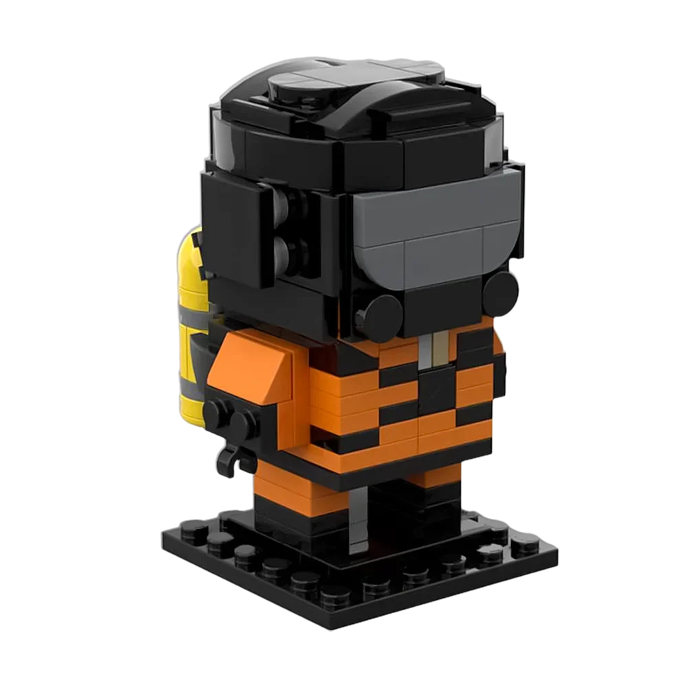 Gobricks-Juego de terror MOC, compañero de tripulación tradicional, Brickheadzs, bloques de construcción, juego de tripulación y monstruo, personajes, ladrillos, juguete para regalo