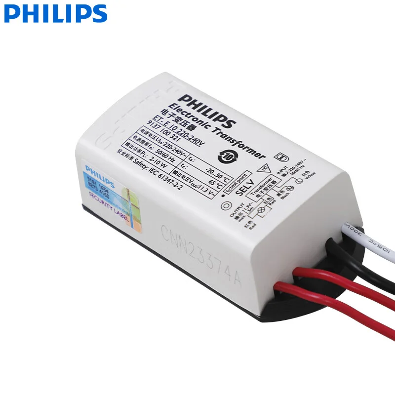 فيليبس ET-E 10 220-240 فولت محولات إلكترونية اقتصادية لمصابيح الهالوجين والهالوجين 12 فولت ذات الجهد المنخفض وإمدادات الطاقة المتوافقة مع الذاتي #1