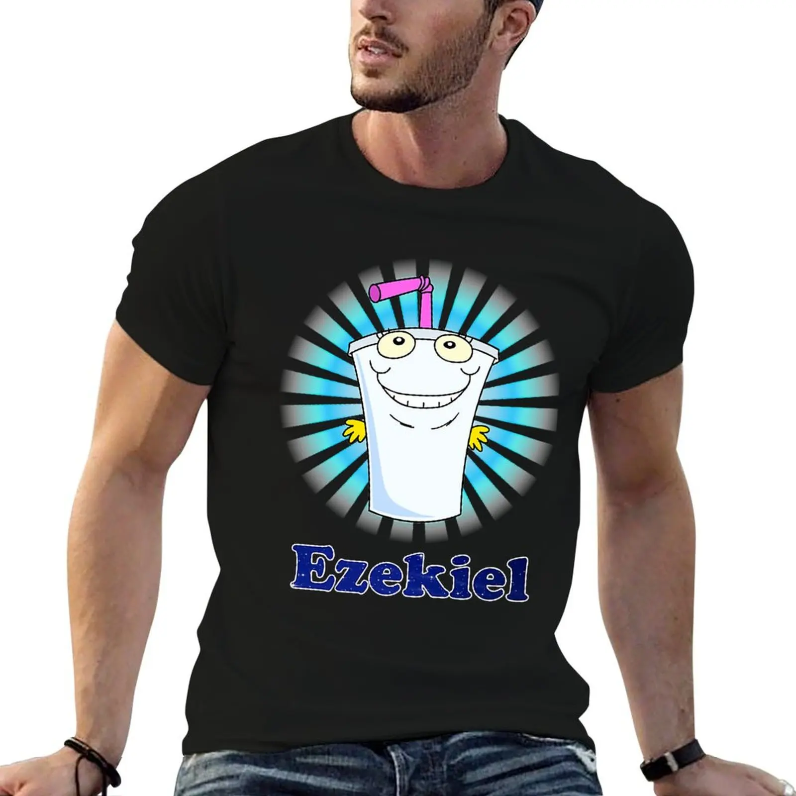 

Aqua Teen Hunger Force Ezekiel T-Shirt t shirts cotton 100% man t shirts for men casual t shirts for man pack white T-shirt