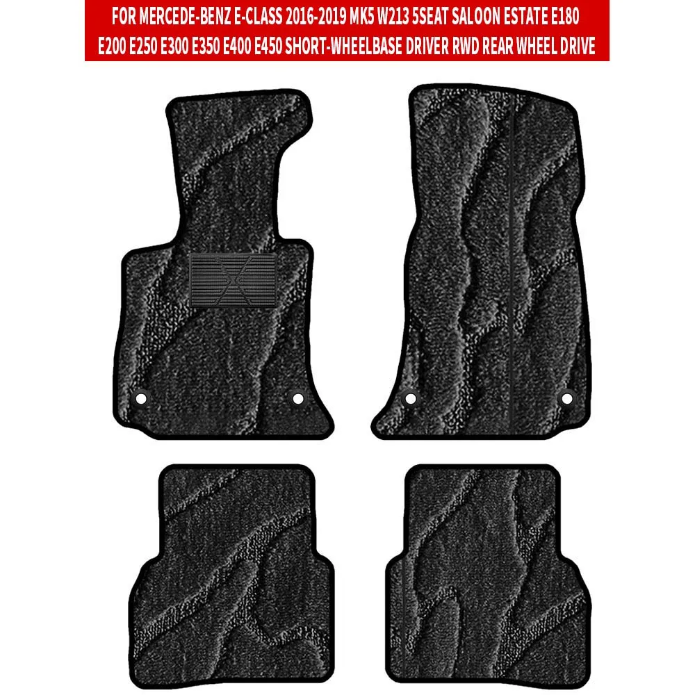 

Car Floor Mats For Mercede-Benz E-Class 2016-2019 MK5 W213 saloon estate E180 E200 E250 E300 E350 E400 E450 short-wheelbase