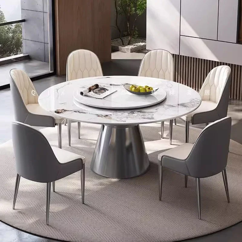 Coffee Trendy Dining Table Unique Clean Cheap Living Room Luxury Modern Dining Table Round Mesas De Jantar Kitchen Furniture