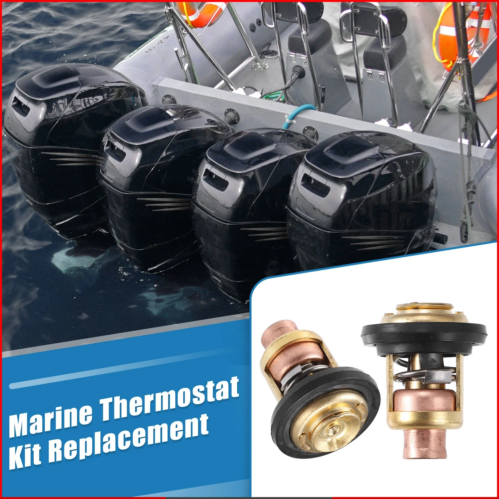 

Комплект морского термостата из 2 шт. для Mercury Marine V-6 135-150 175 200 л.с. для 4-тактного подвесного двигателя Yamaha 5 л.с.-15 л.с.