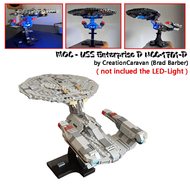 

НОВЫЙ 783 шт. MOC the Starship Enterprise-D USS Enterprise D NCC-1701-D Набор строительных блоков в масштабе миди DIY Развивающие игрушки Подарки