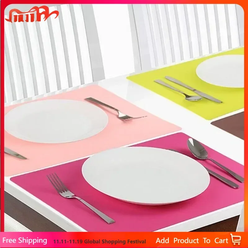 

40x30 см пищевой противоскользящий и теплоизоляционный силиконовый коврик для замешивания, коврик для еды, биоразлагаемый настольный коврик для обучения детей