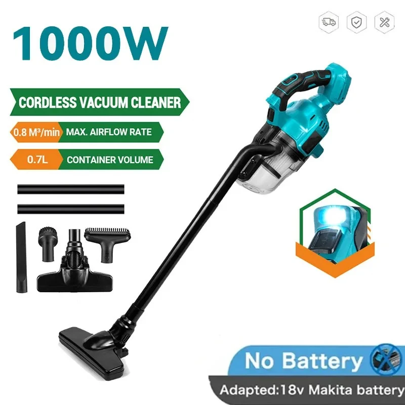 1000W Cordless Vacuum Cleaner Handheld smart Home appliance Removable Battery  Household Indoor Cleaning Tools