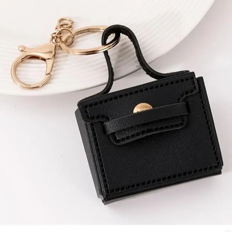 2026 New 8PCS PU Leather Chain Wallet Set For Keys Earphones And Storage
