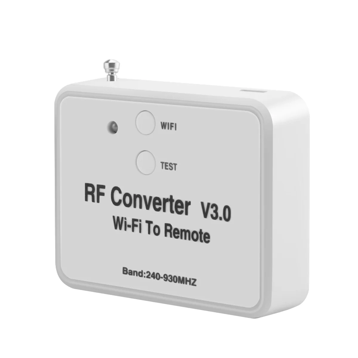 Universal Wireless Wifi to RF Converter Phone Instead Remote Control 240-930Mhz for Smart Home