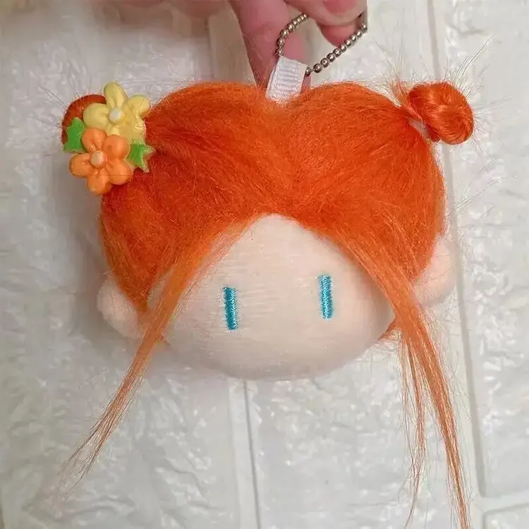 Hot Style peluche Kawaii Maruko Head Fury portachiavi bambola di cotone squisito pettine capelli Brithday regalo per il miglior amico