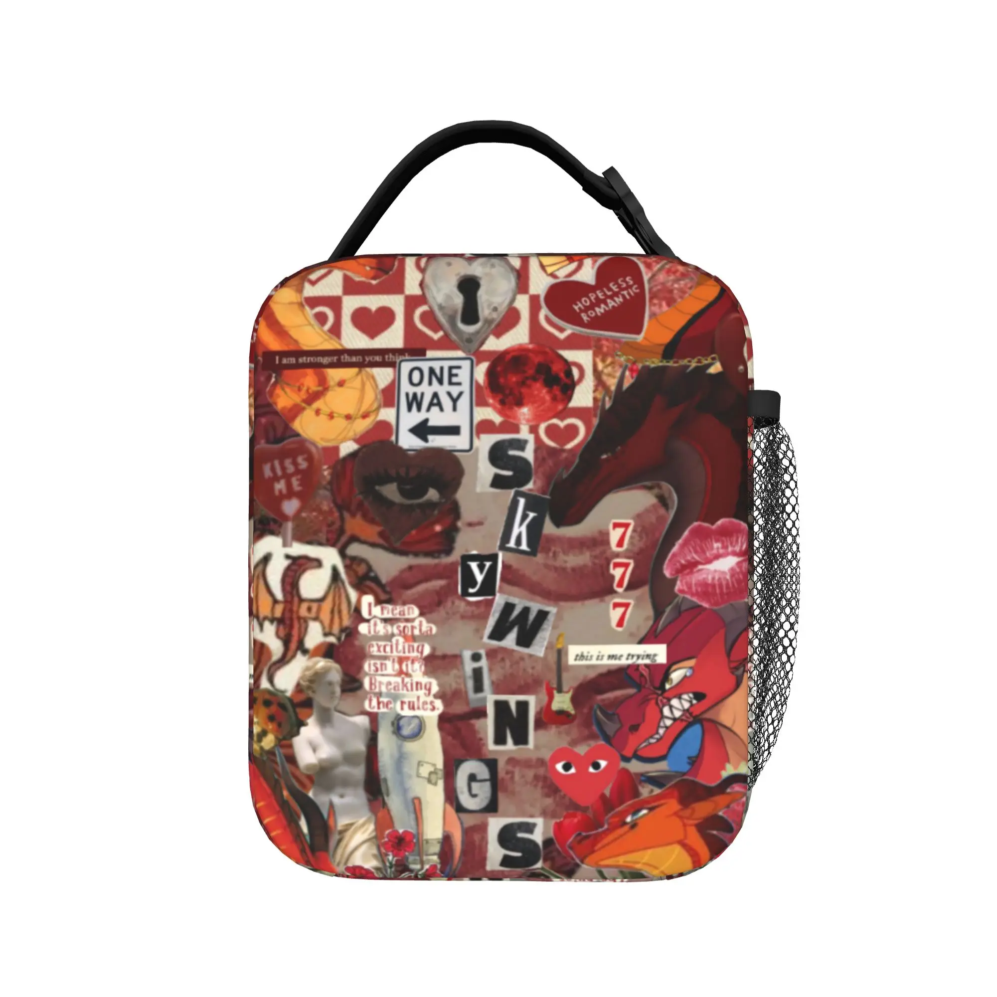 Wing Of Fire dragon Accessories Insulated Lunch Bag For Outdoor  Food Box Portable Cooler Thermal Lunch Box