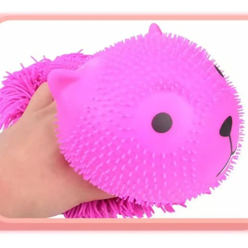 Funny Long Haired Vent Squeezing Toys Big Size Dog Cute Animal Squeezing Toy Kawaii TPR 3D Sensory Toy Kids Gift