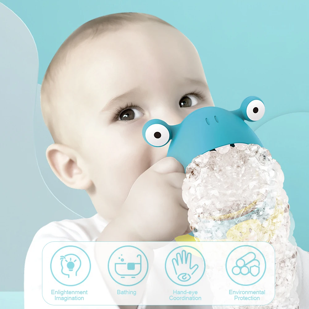 

Машина для изготовления пузырей в виде краба и акулы, милый мультяшный пенообразователь для ванны, пузыри, ванна, мыло, детская игрушка для ванной комнаты для детей