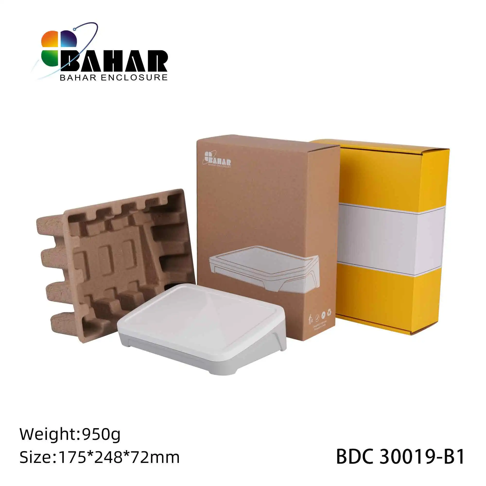 MODEL BDC 30019 Bahar Enclosure ABS Plastic Housing Desk-top shell Wire Junction Box Instrument Case