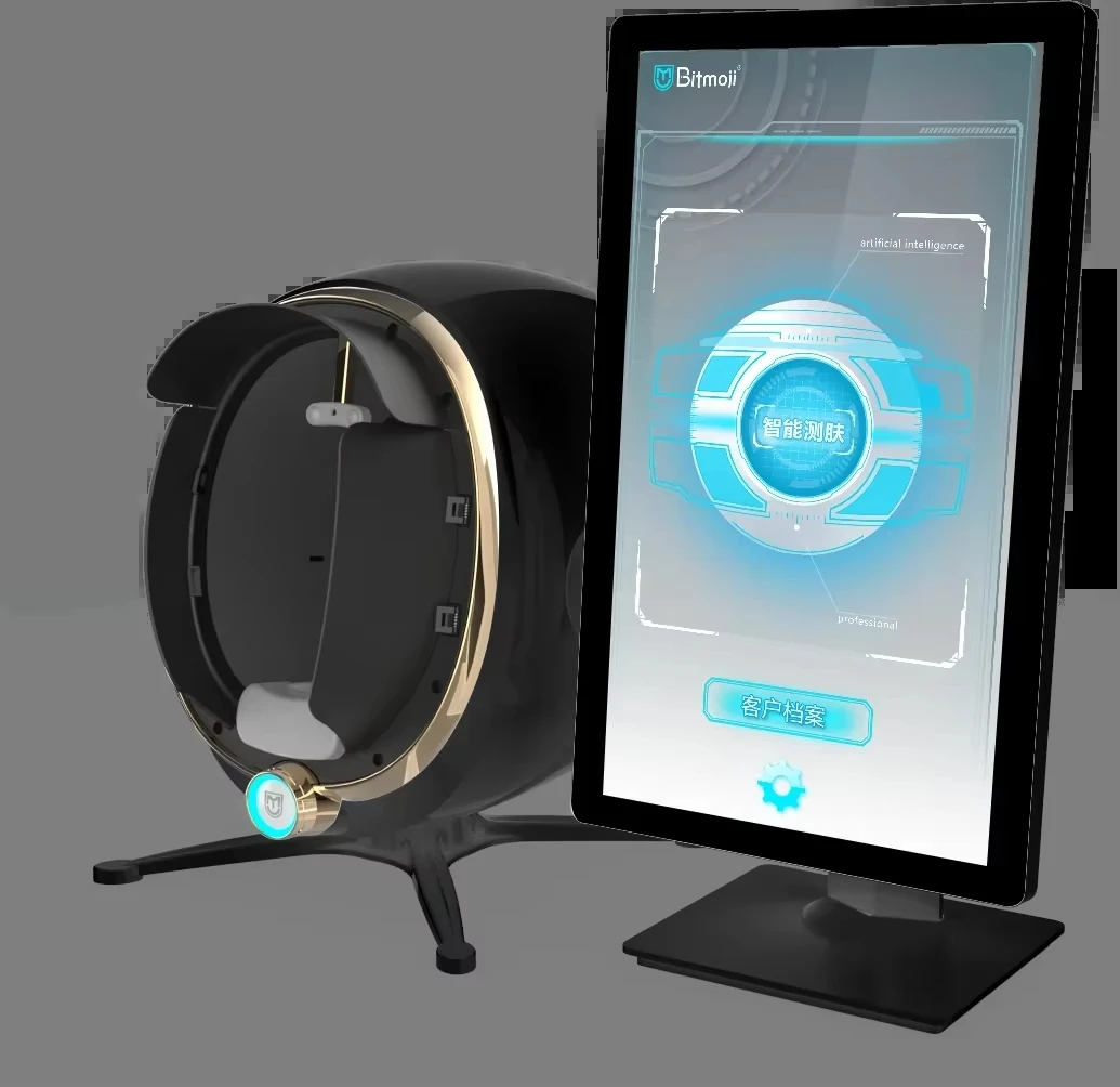 Escaner de piel ثلاثي الأبعاد، محلل الوجه، جهاز مراقبة آلة، espejo مهائي، اختبار portátil، كاشف إنجليزي، تحليل دي بيريه