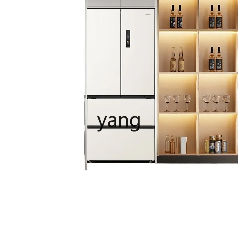 Lcx French zero embedded refrigerator household multi-door double door large capacity 60CM ultra-thin bottom heat dissipation