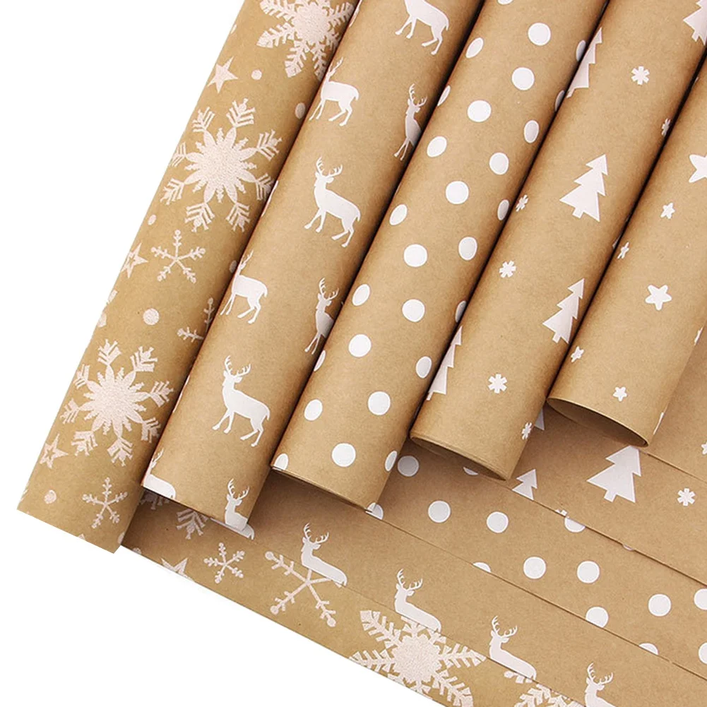 Geschenk papier blätter für Weihnachts geburtstags feier Geschenk papier Set mit 5 Geschenk papier papier Geschenk papier