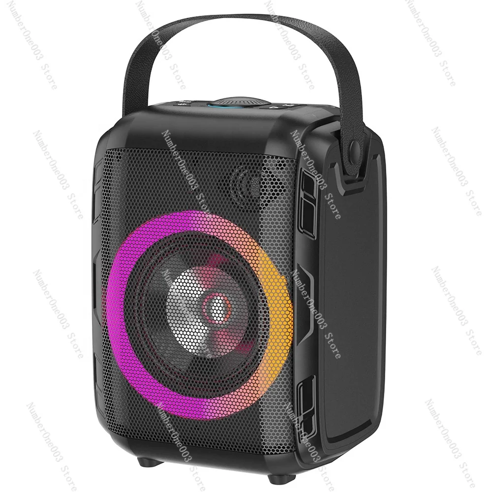 T9S Bluetooth Mini Speakers with Remote Control, Home Party Music, LED Light, Karaoke, 4000mAh Capability, CE, FCC, ROHS