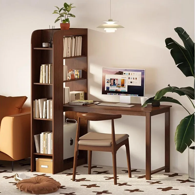 

Desk Office Bookcase Multilayer Holder Stand Living Room Display Book Shelf Removable Storage Rack 틈새수납장 Wooden Furniture AA