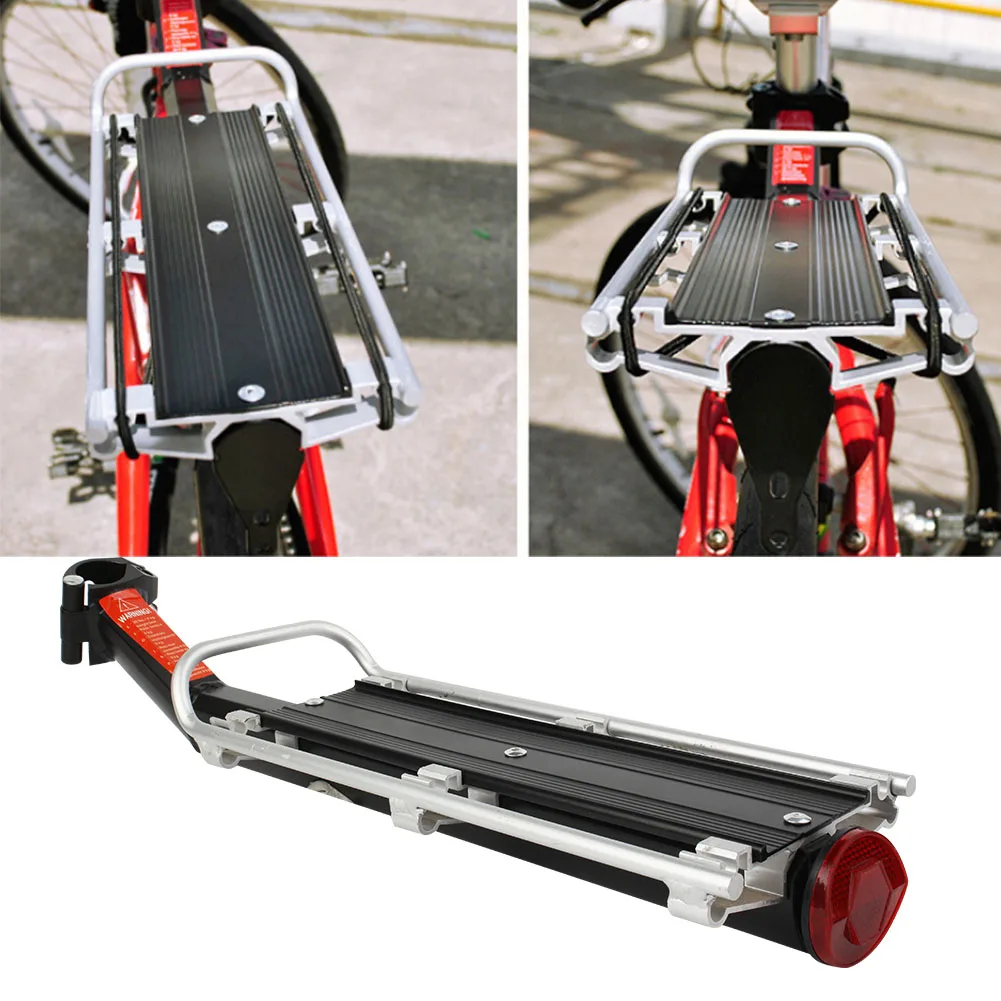 1pcs Bike Rack Bike Seat Bag Stand Rack Bike Rack Luggage Carrier Rear Racks Reflector Shelf Cycling Seat Bag Stand