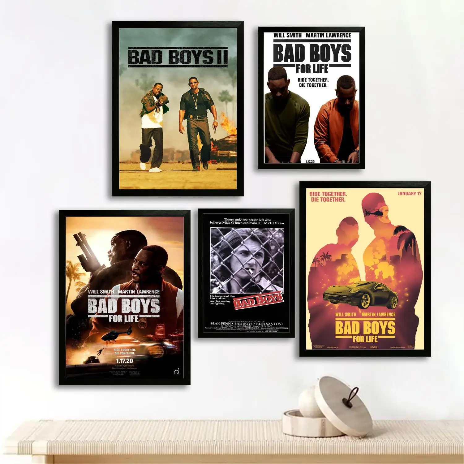 bad boys Movie  Anime Canvas Art Poster and Wall Art, Picture Print, Modern Family Bedroom Decor, Posters,Decorative painting