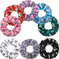 5Pcs/20Pcs Soccer Hair Scrunchies Football Hair Ties Elastic Bands Girl Gifts Ponytail Holders Sport Accessories For Girls Women