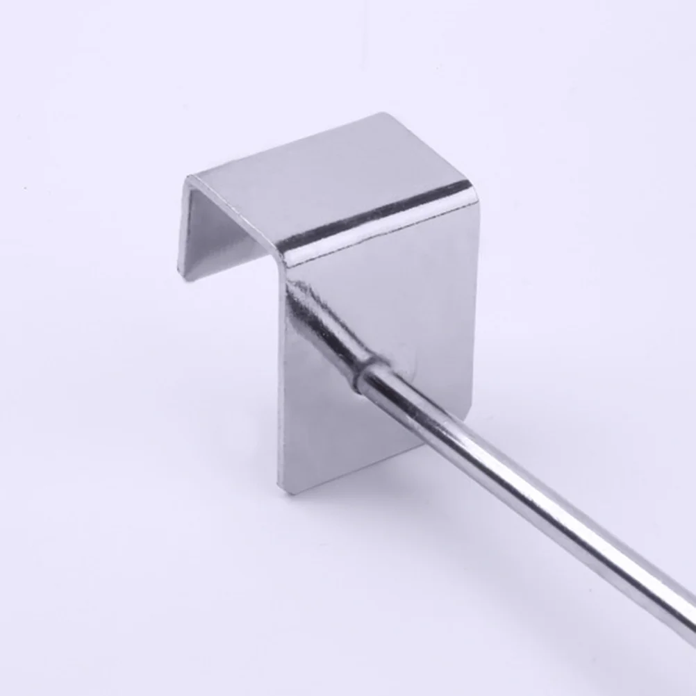 

20Pcs Iron Hooks Creative Storage Solution for Kitchen Workshop Outdoor Area S Hooks for Shelves Bars Racks Silver 10cm