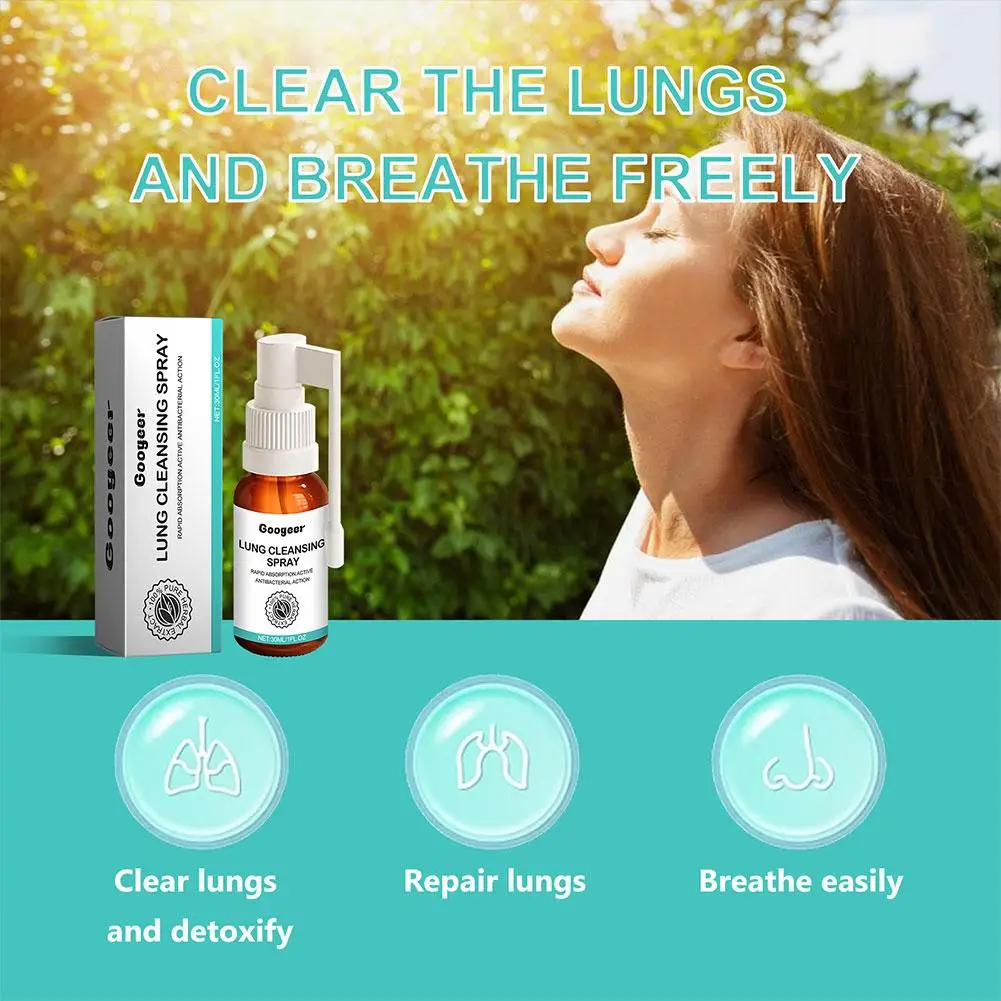 1/2/3 PCS  Herbal Lung Cleanse Spray Mist-powerful Lung Support Sore Relieve Smoking Throat Clean Spray Oral Care