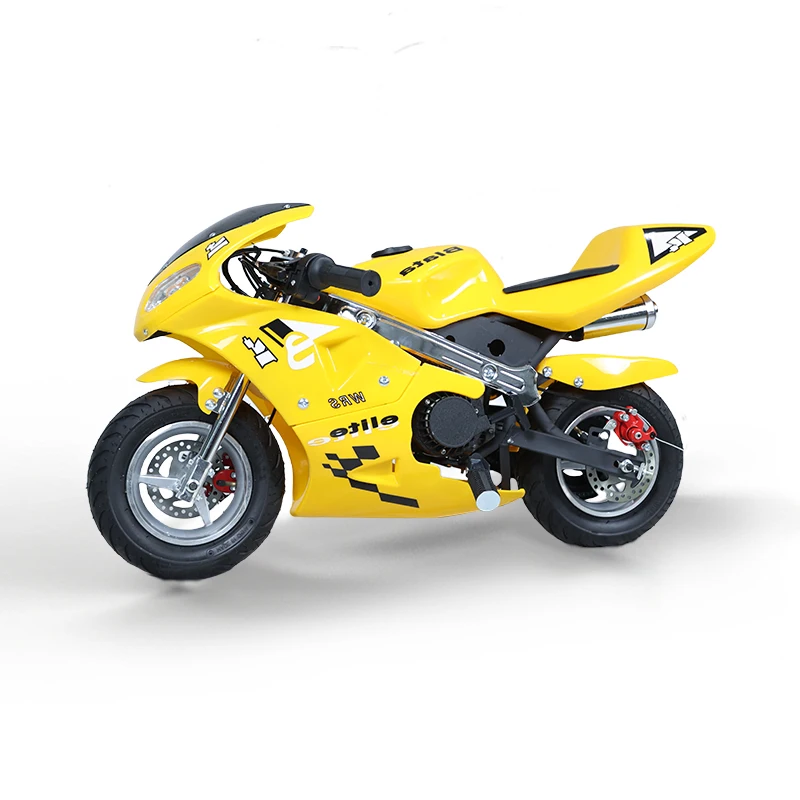 

49cc Two Stroke Pocket Bike Two Wheel Motorcycle Good Choice for Kids Outdoor Sports
