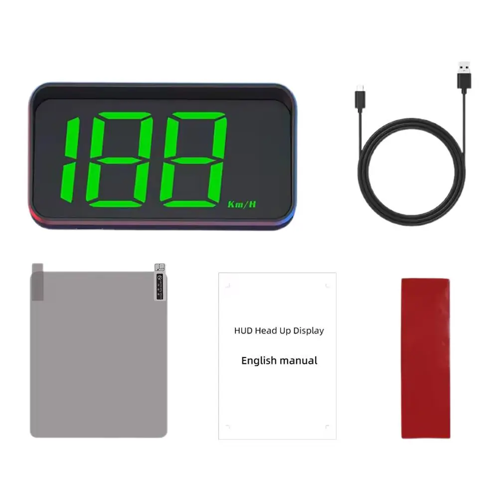 Head Up Display Car Universal Speedometer KMH HUD USB Cable Plug & Play GPS & Beidou Dual Satellite System
