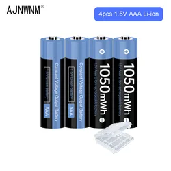 1.5v akumulator AAA 1050mwh AAA 1.5V akumulator litowo-jonowy do zdalnego sterowania lampa zabawkowa