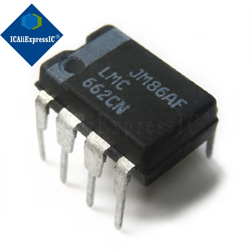 10pcs/lot LMC662AIN LMC662CN LMC662 DIP-8 In Stock