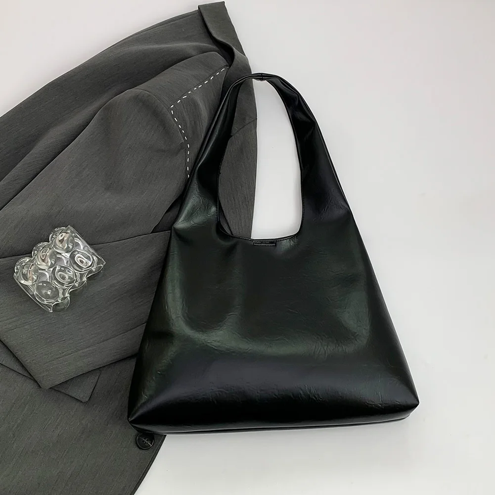 

Slouchy Hobo Bag for Women Large Capacity Shoulder Purse PU Leather Top Handle Handbag Tote Bag for Work Travel