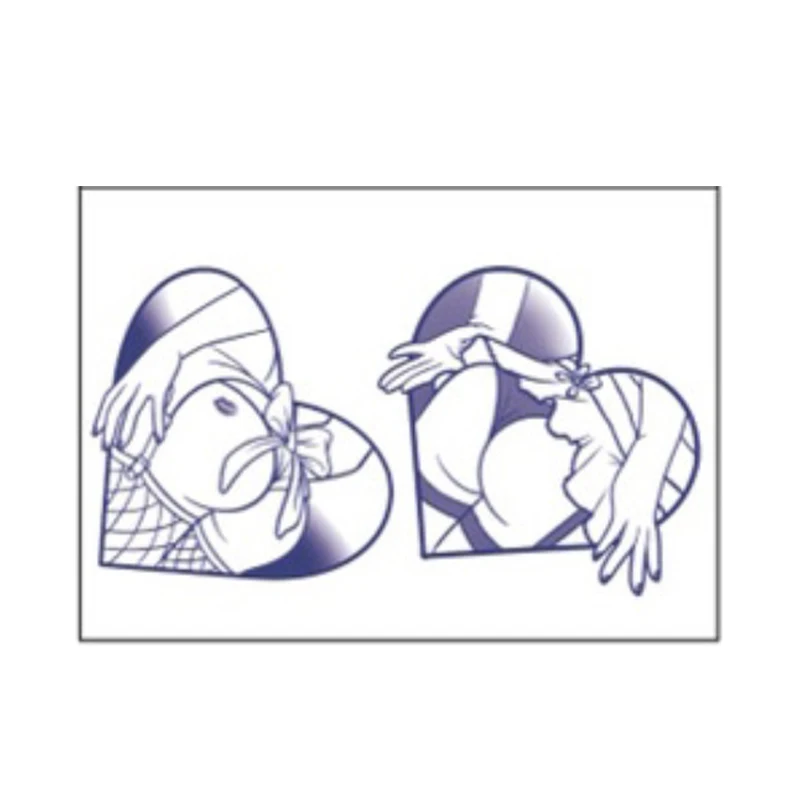 

Sexy anime Animation Temporary Pattern Sticker Breast Thigh Waist Waterproof Sweat proof Tattoo Stick