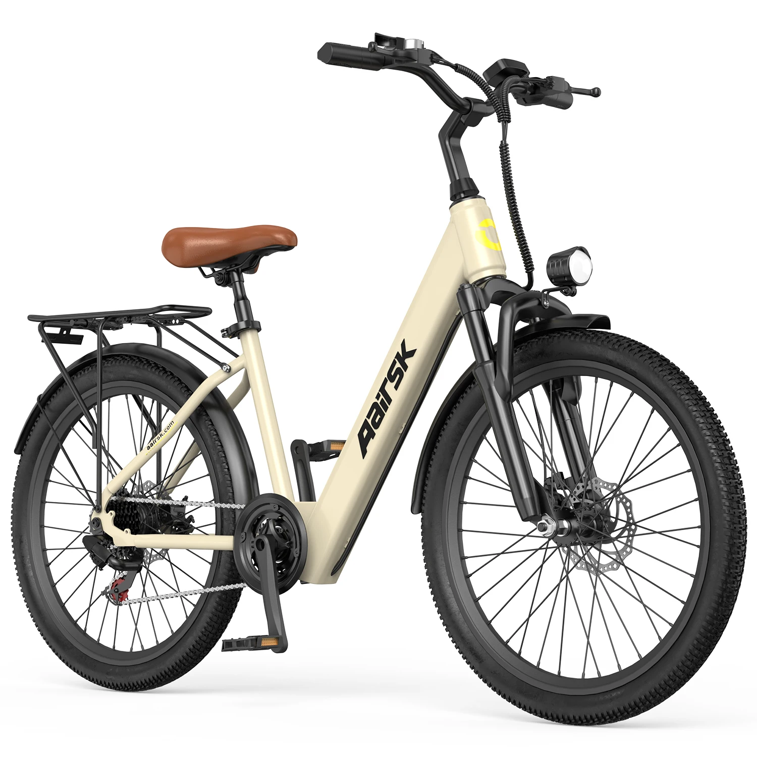 Aairsk SU7 Elektrofahrrad für Erwachsene, 250W Motor, E-Bike, 36V13Ah Batterie, Elektrofahrrad mit 24-Zoll-Reifen, NFC City E-Bike