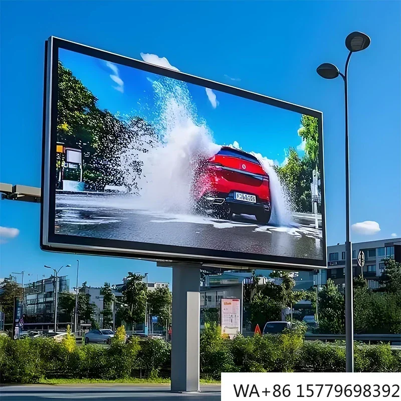 Outdoor P3 LED Column Waterproof 960x960mm Digital Advertising Panel