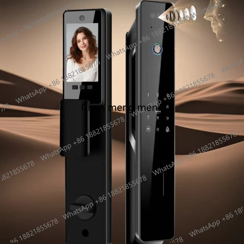 

Smart door lock facial recognition home automatic, visual electronic password fingerprint lock