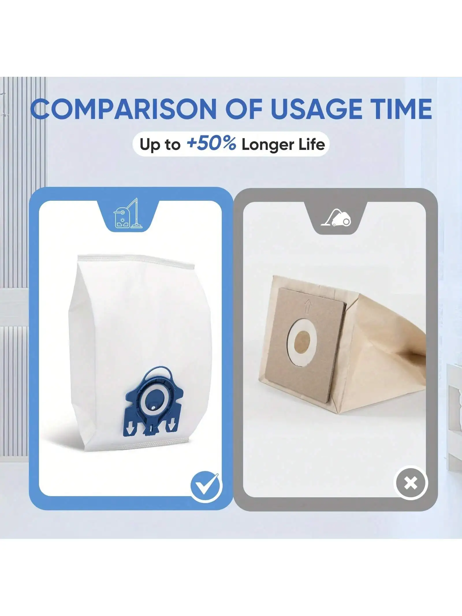 10 عبوات من استبدال أكياس الغبار ثلاثية الأبعاد تنطبق على المكانس الكهربائية Mie--le GN، Mie--le Classic C2، C3، S2، S5، S8، S400