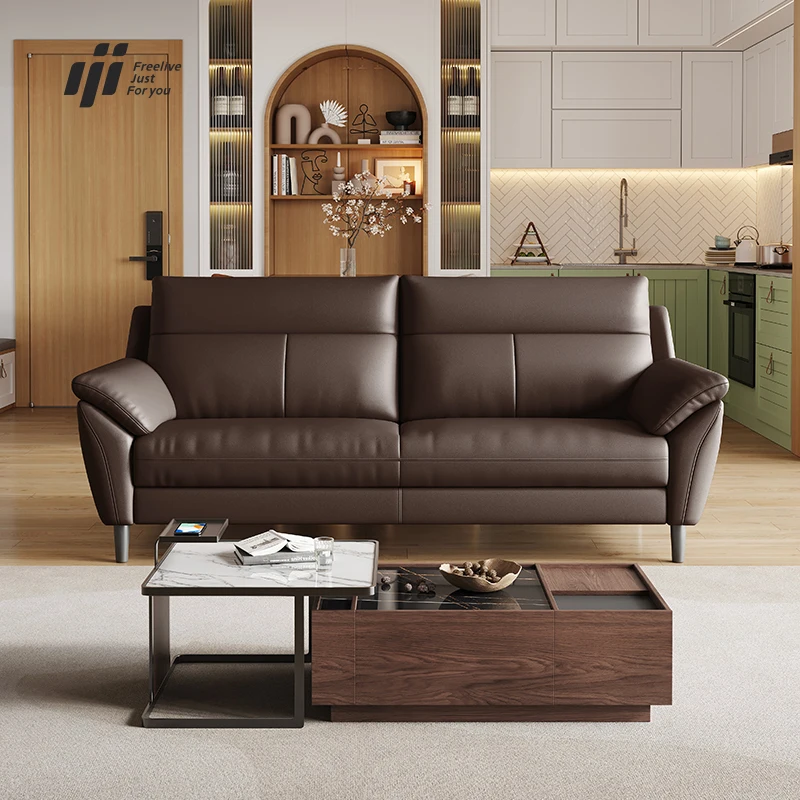 

Floor Modern Sofas Leather Nordic Minimalist Lazy Sofas Europe Family Living Room Salas Y Sofas Muebles Economicos Furniture