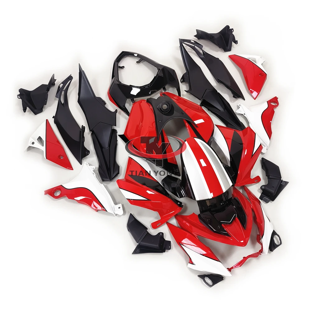 

Bright Red White RC Print For Kawasaki Z800 2013-2014-2015-2016 Motorcycle Full Fairing Kit Bodywork Injection Cowling