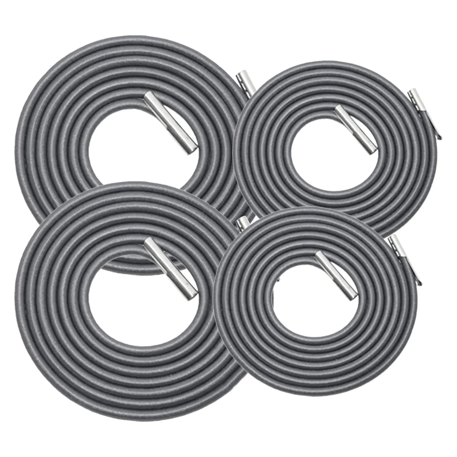 Corda elástica premium para chaise longue, 4 unidades, durável, acessórios de cabo elástico, corda cinza para chaise longue, cabo de borracha