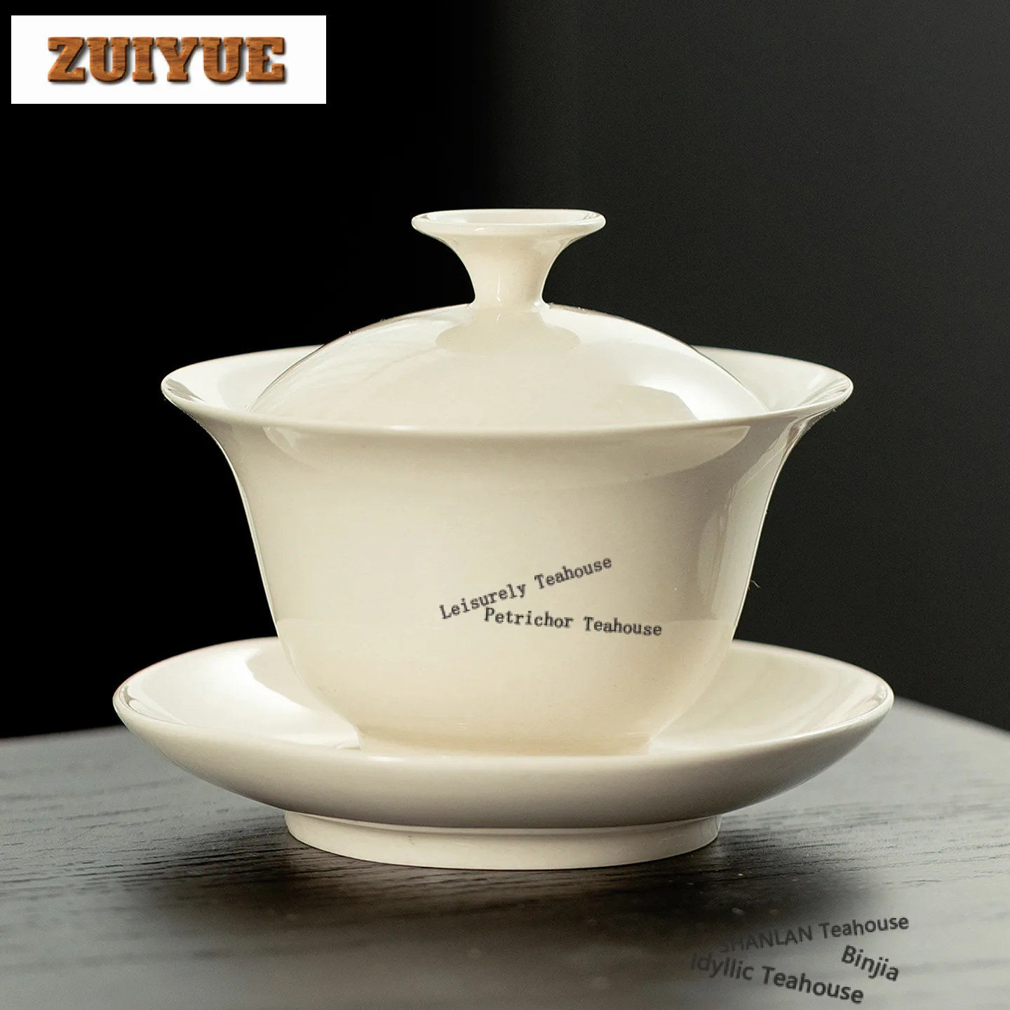 

135 мл Растительный ясень New Mud Gaiwan Boutique Противоожоговая чайная вареная чаша с крышкой Набор для приготовления чая Крышка Чаша Чайный сервиз кунг-фу Подарочный