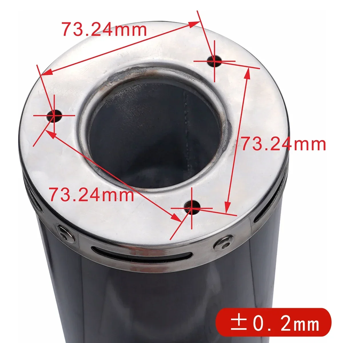 Motorcycle 600*125cm Exhaust Pipe Silencer Muffler For Honda Yamaha Suzuki Kawasaki Type ATV Street Scooter Dirt Motocross - Image 5