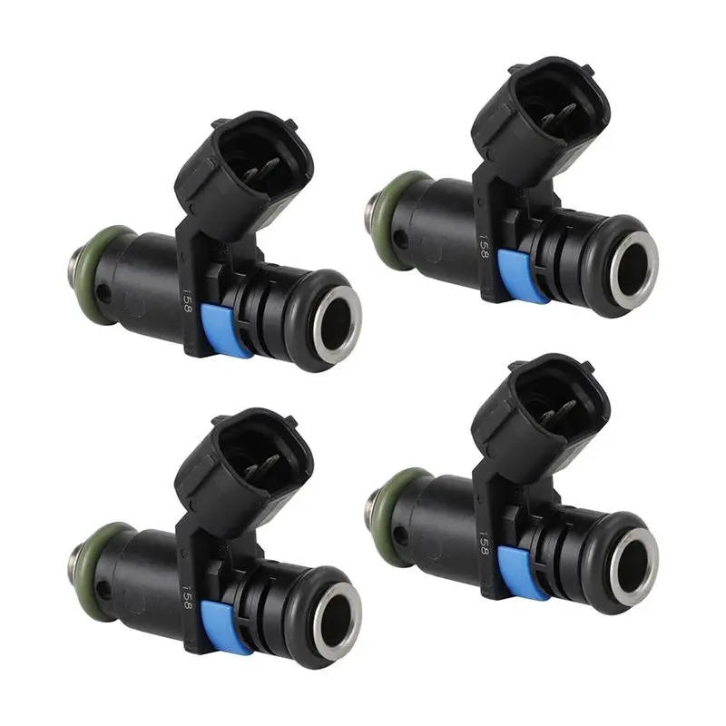 

AEE5-4Pcs Fuel Injectors Car Accessories For Seat Ibiza Mii Skoda CITIGO FABIA III YETI CADDY VW Polo