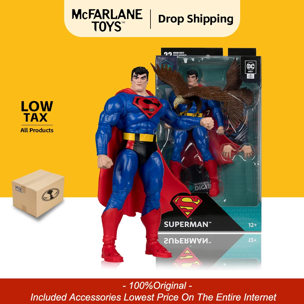 McFarlane Toys Superman Our Worlds at War 18cm Action Figure Doll Toys Collect DC Direct Garage Kit Mode