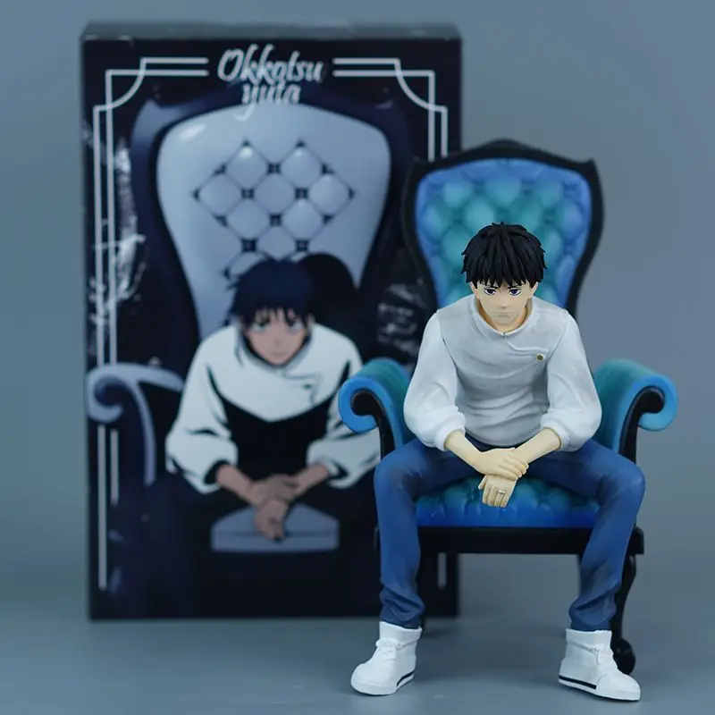 

Jujutsu Kaisen Statue Toys Yuta Okkotsu Action Figure Sitting Model Yuta Jjk Figure GK PVC Collection Decoration Gift for Kids