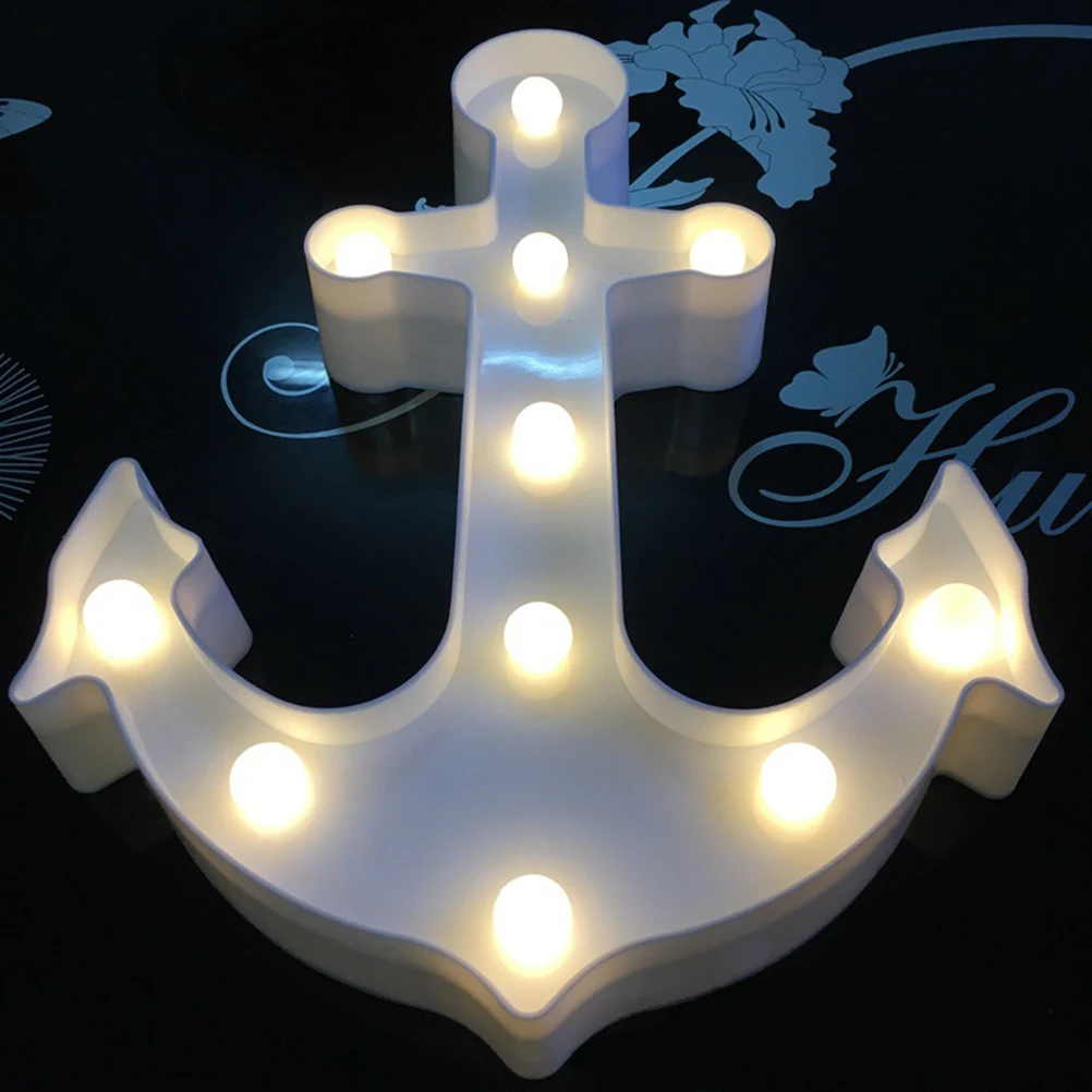 

Light LED Boat Anchor Night Light Boat Design for Kids Bedroom Baby Sleep Toy Gift Warm Colorful Lights Night Lamp