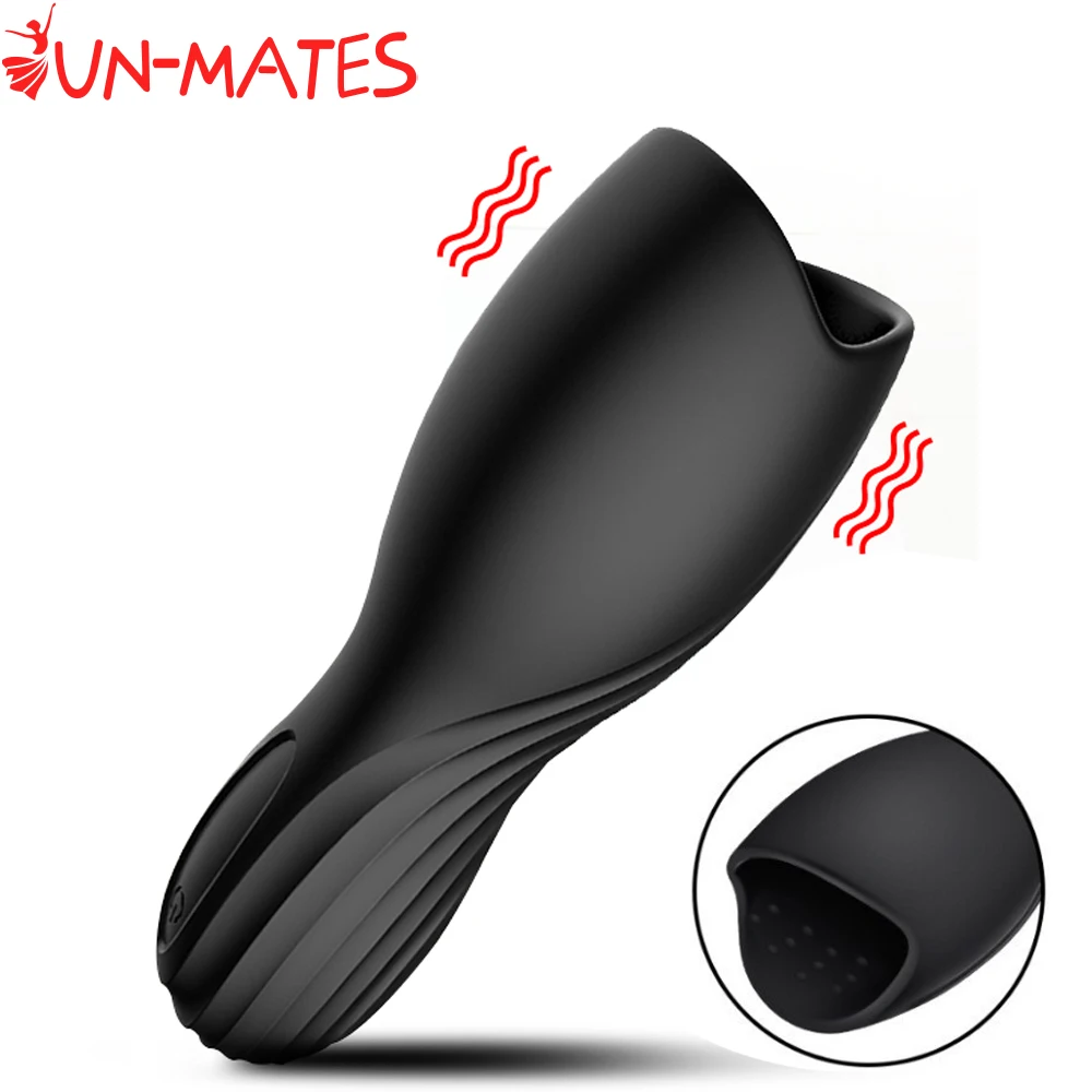 Penis Trainer Pump Glans Massager Penis Stimulator for Training  Prolong Endurance Male Masturbator Mens Stroker Sex Toy for Man